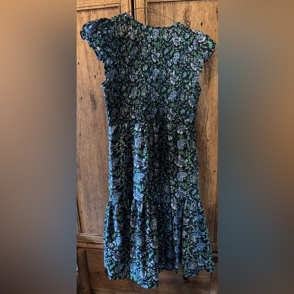 Vineyard Vines Blue Floral Midi Dress - Picture 9 of 13